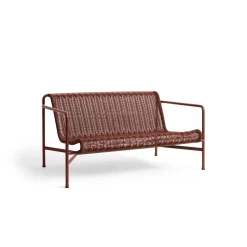 HAY Palissade Cord Lounge Sofa Iron Red