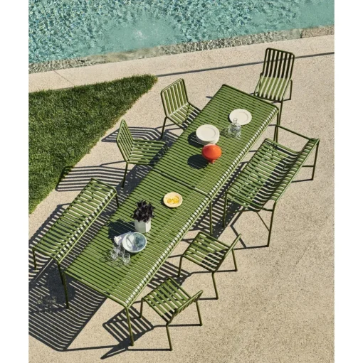 HAY Palissade Dining Bánk Med Armlán Creme Hvid