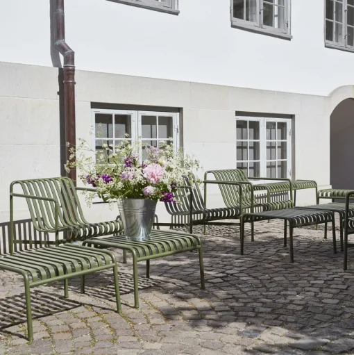 HAY Palissade Lounge Sofa Oliven