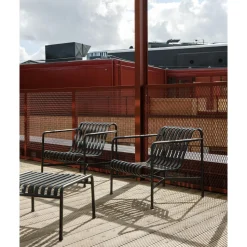 HAY Palissade Ottotman Iron Red