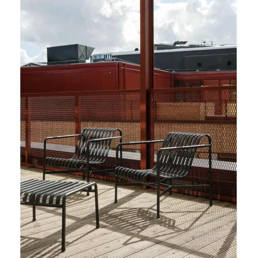 HAY Palissade Ottotman Iron Red