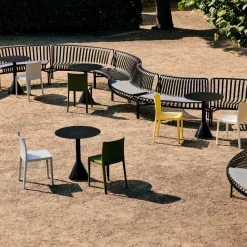 HAY Palissade Park Dining Bánk In/Out Begynder Sát 2 Stk. Sky Grå