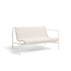 HAY Palissade Quilted Pude Til Lounge Sofa Creme Hvid