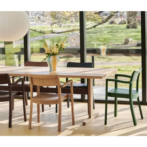 HAY Pastis Spisebordsstol med Armlán Pine Green