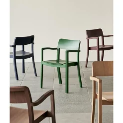 HAY Pastis Spisebordsstol med Armlán Pine Green