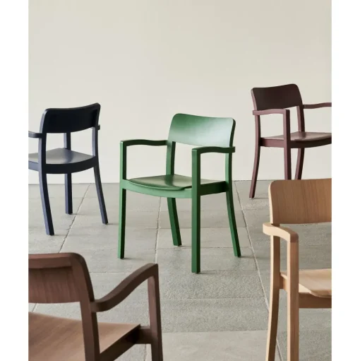 HAY Pastis Spisebordsstol med Armlán Pine Green