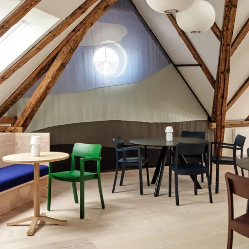 HAY Pastis Spisebordsstol med Armlán Pine Green