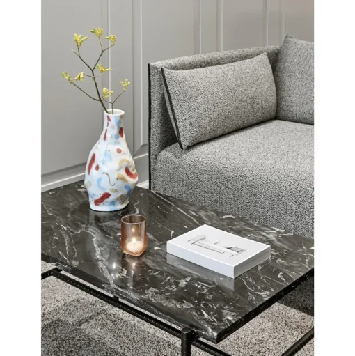 HAY Rebar Sofabord Lille Beige Marmor