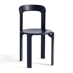 HAY Rey Spisebordsstol Deep Blue Lakeret Bøgetrá