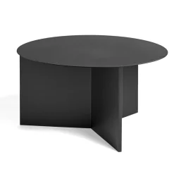 HAY Slit Sofabord RundtØ65 Sort