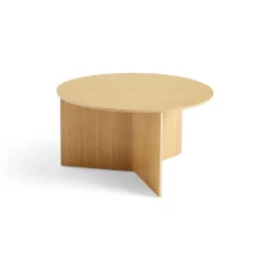 HAY Slit Wood Sofabord RundtØ65 Lakeret Egetrá