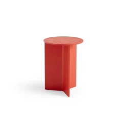 HAY Slit Wood Sofabord RundtØ35 Candy Red
