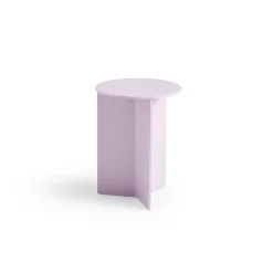 HAY Slit Wood Sofabord RundtØ35 Pink
