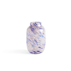 HAY Splash Round Vase Stor Lysepink/Blå