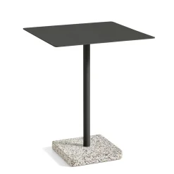 HAY Terrazzo Udendørs Cafébord 60x60 Antracit/Grå Terrazzo