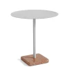 HAY Terrazzo Udendørs CafébordØ70 Sky Grey/Rød Terrazzo