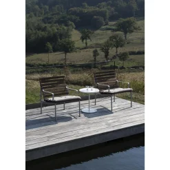 HAY Traverse Quilted Pude Til Lounge Havestol Med Armlán Beige/Sand