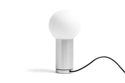 HAY Turn On Bordlampe Aluminium