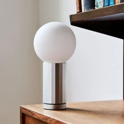HAY Turn On Bordlampe Aluminium