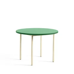 HAY Two-Colour SpisebordØ105 Ivory/Green Mint