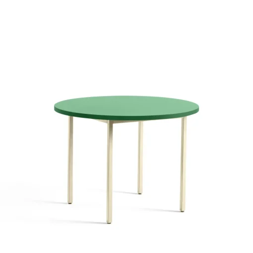HAY Two-Colour SpisebordØ105 Ivory/Green Mint