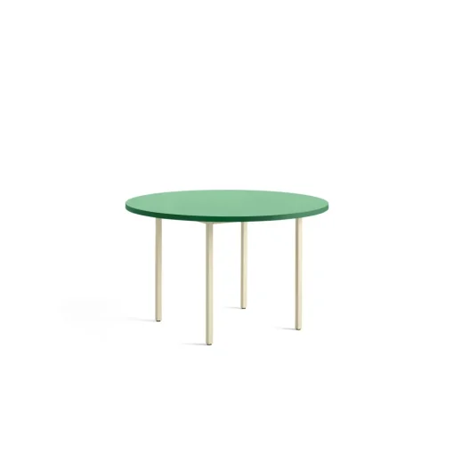 HAY Two-Colour SpisebordØ120 Ivory/Green Mint