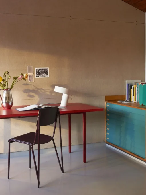 HAY Two-Colour Spisebord L160 Maroon red/Red