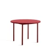 HAY Two-Colour SpisebordØ105 Maroon Red/Red