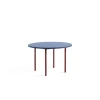 HAY Two-Colour SpisebordØ120 Maroon Red/Blue