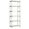 HAY Woody Shelving 2.0 Reol Høj Smokey Grey/Stål