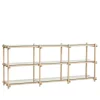 HAY Woody Shelving 2.0 Reol Lav Almond White/Glas