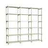 HAY Woody Shelving 2.0 Reol Stor Smokey Grey/Stål