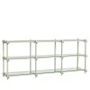 HAY Woody Shelving 2.0 Reol Lav Smokey Grey/Glas