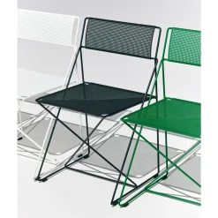 HAY X-Line Stol Pulverlakeret Stål/Leek Green