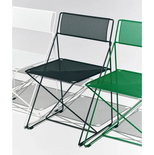 HAY X-Line Stol Pulverlakeret Stål/Leek Green
