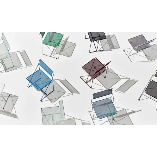 HAY X-Line Stol Varmgalvaniseret Stål/Autumn Green