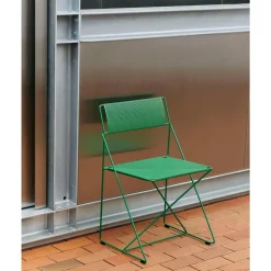 HAY X-Line Stol Varmgalvaniseret Stål/Leek Green