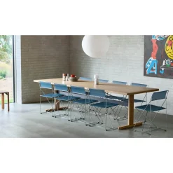 HAY X-Line Stol Varmgalvaniseret Stål/Leek Green