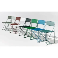 HAY X-Line Stol Varmgalvaniseret Stål/Leek Green
