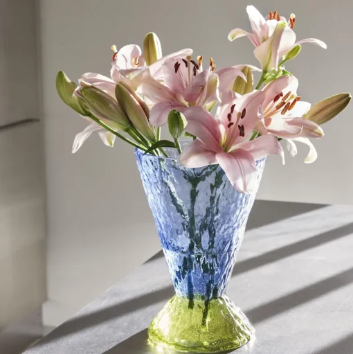 Hübsch Abyss Vase Blå