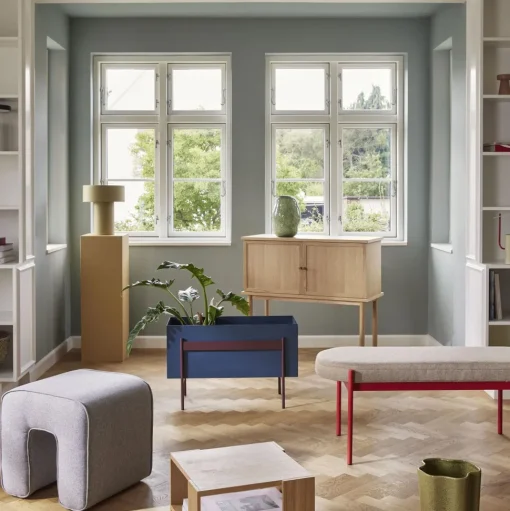 Hübsch Aki Bordlampe Khaki