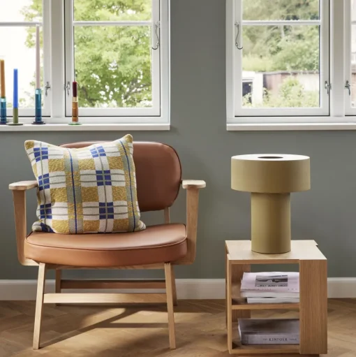 Hübsch Aki Bordlampe Khaki