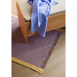 Hübsch AtYourFeet Gulvtáppe Beige/Blå/Brun/Rød