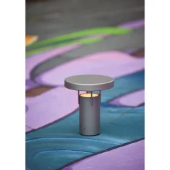 Hübsch BringMe Transportabel Lampe Mini Metallic Sand