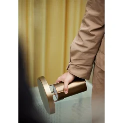 Hübsch BringMe Transportabel Lampe Mini Metallic Sand