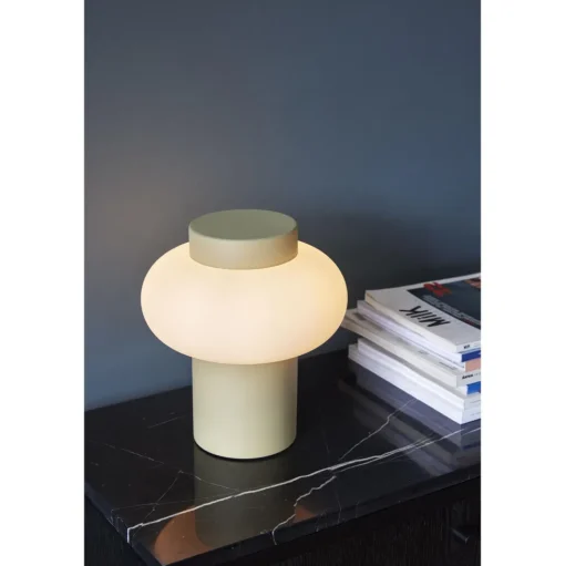 Hübsch Camp Bordlampe Beige