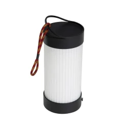 Hübsch Camp Transportabel Lampe Sort