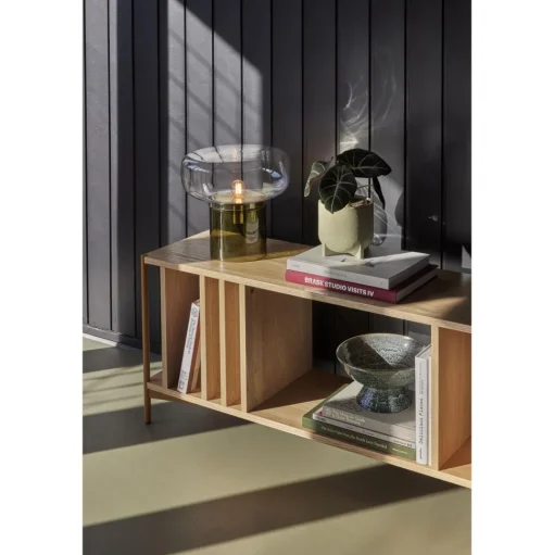 Hübsch Crave Bordlampe Klar/Mørkegrøn