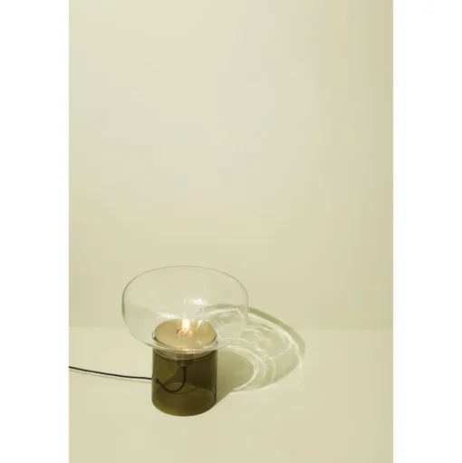 Hübsch Crave Bordlampe Klar/Mørkegrøn