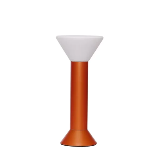 Hübsch Flash Transportabel Lampe Metallic Orange